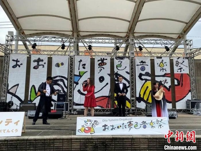 圖為，武漢歌舞劇院參加日本大分市“夢(mèng)色音樂節(jié)” 武漢文旅局供圖