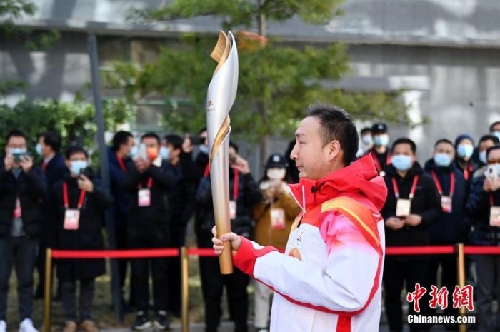 3月2日，北京2022年冬殘奧會火種采集儀式在中國盲文圖書館舉行，采集“希望之火”。 <a target='_blank' href='/'>中新社</a>記者 張興龍 攝