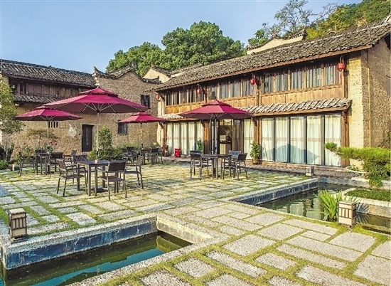 整治后的蓮都區(qū)下南山村催生眾多新業(yè)態(tài)。 當(dāng)?shù)毓﹫D