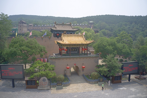 皇城相府景區(qū)（無(wú)人機(jī)照片）。人民網(wǎng)記者 王天樂(lè)攝