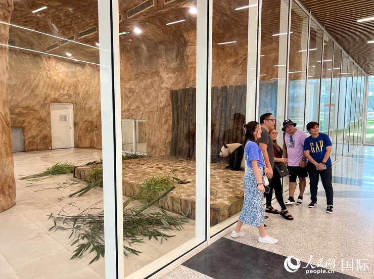 當?shù)赜慰团c“四?！焙嫌?。人民網(wǎng)記者 張志文攝