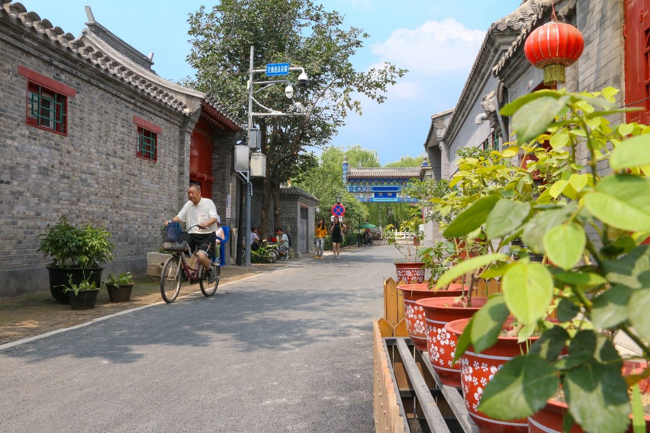  北京市南鑼鼓巷片區(qū)雨兒胡同（2019年7月25日攝）。