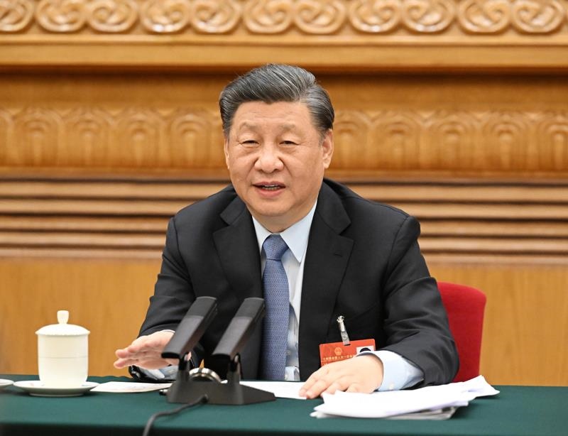 2023年3月5日，習(xí)近平總書記參加十四屆全國人大一次會(huì)議江蘇代表團(tuán)審議。
