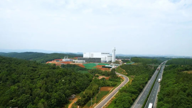 湖北省宜昌市生活垃圾發(fā)電特許經營項目。陳臣攝