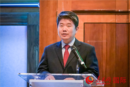 李立言致辭。人民網(wǎng) 郭錦標(biāo)攝