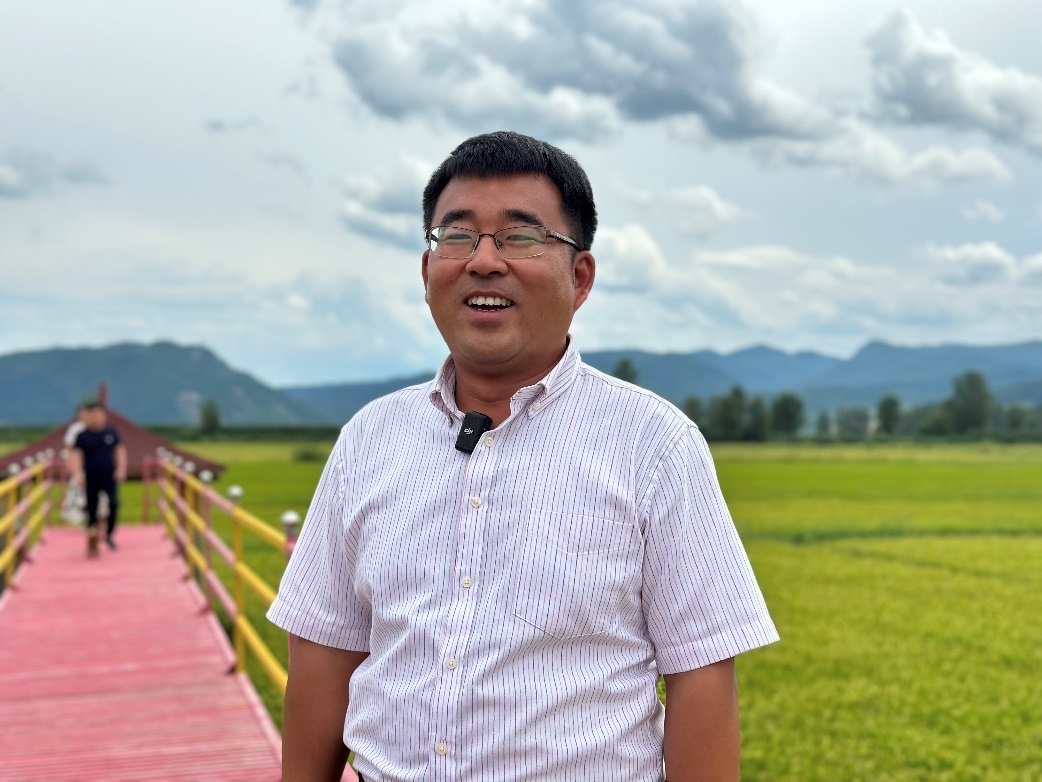 和龍市東城鎮(zhèn)光東村村書記金憲。人民網記者 金洪花 攝