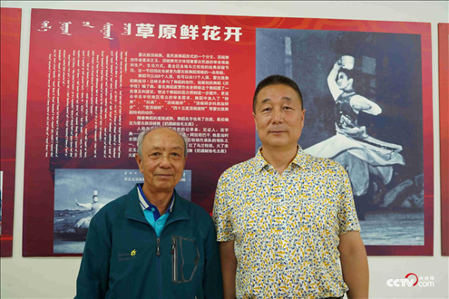 ?。▽O普〔左〕與吳恩〔右〕 央視網(wǎng)記者隋佳桐 攝）