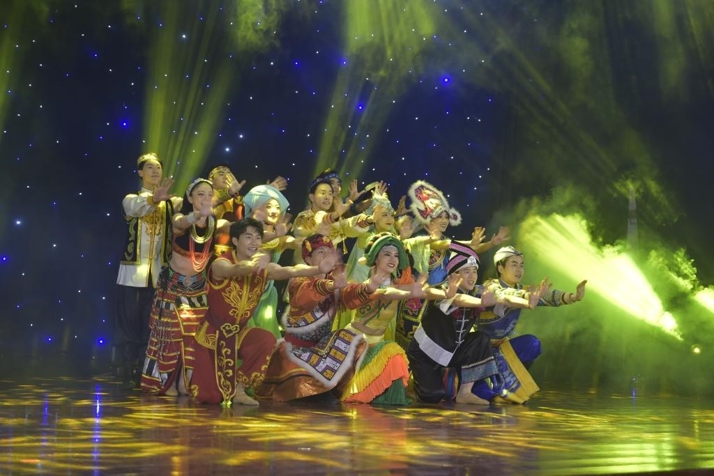 5月27日，演員在柬埔寨金邊真臘歌劇院演出。