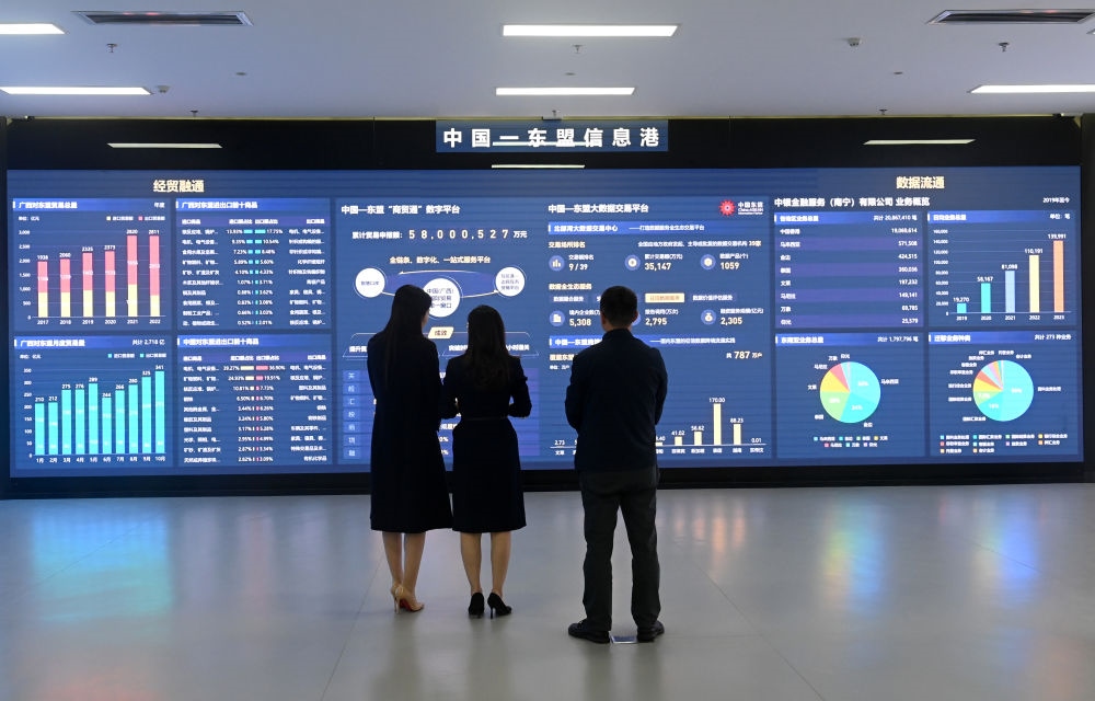 中國—東盟信息港股份有限公司展廳。
