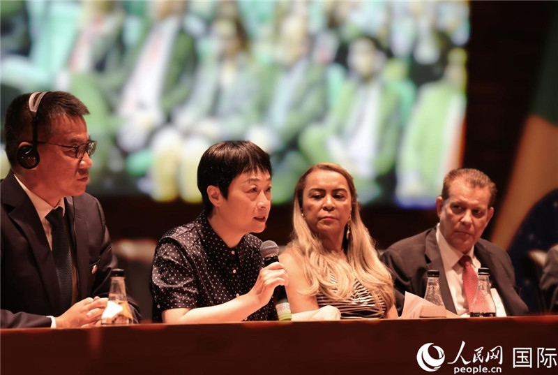 田敏出席論壇開幕式并致辭。人民網(wǎng)記者 時(shí)元皓攝