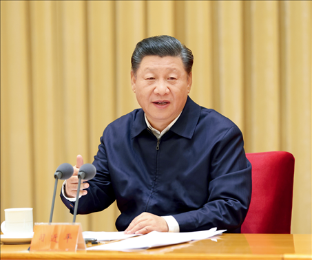 2020年11月16日至17日，中央全面依法治國(guó)工作會(huì)議在北京召開。中共中央總書記、國(guó)家主席、中央軍委主席習(xí)近平出席會(huì)議并發(fā)表重要講話。圖/新華社記者 龐興雷 攝