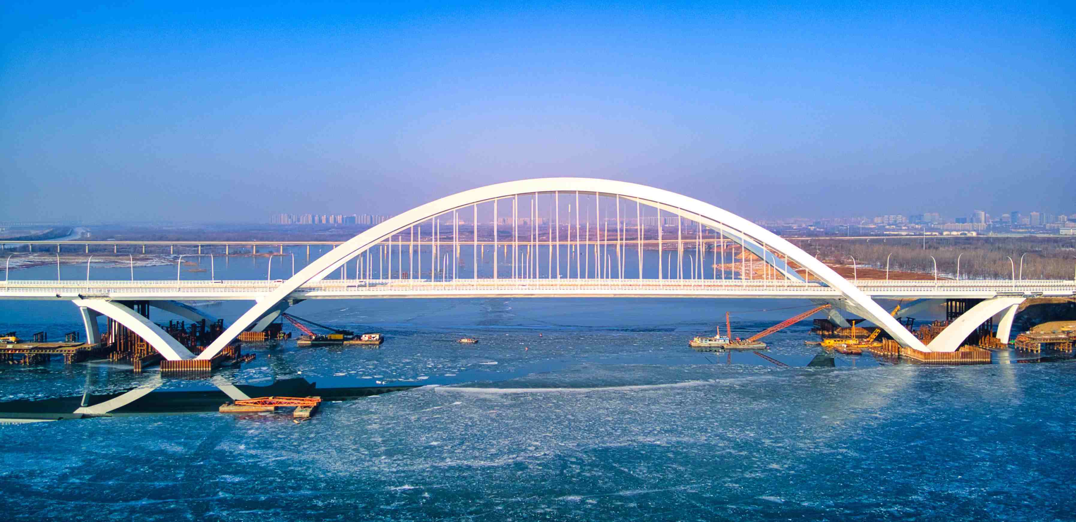 開(kāi)通后的京雄大橋。受訪(fǎng)方供圖