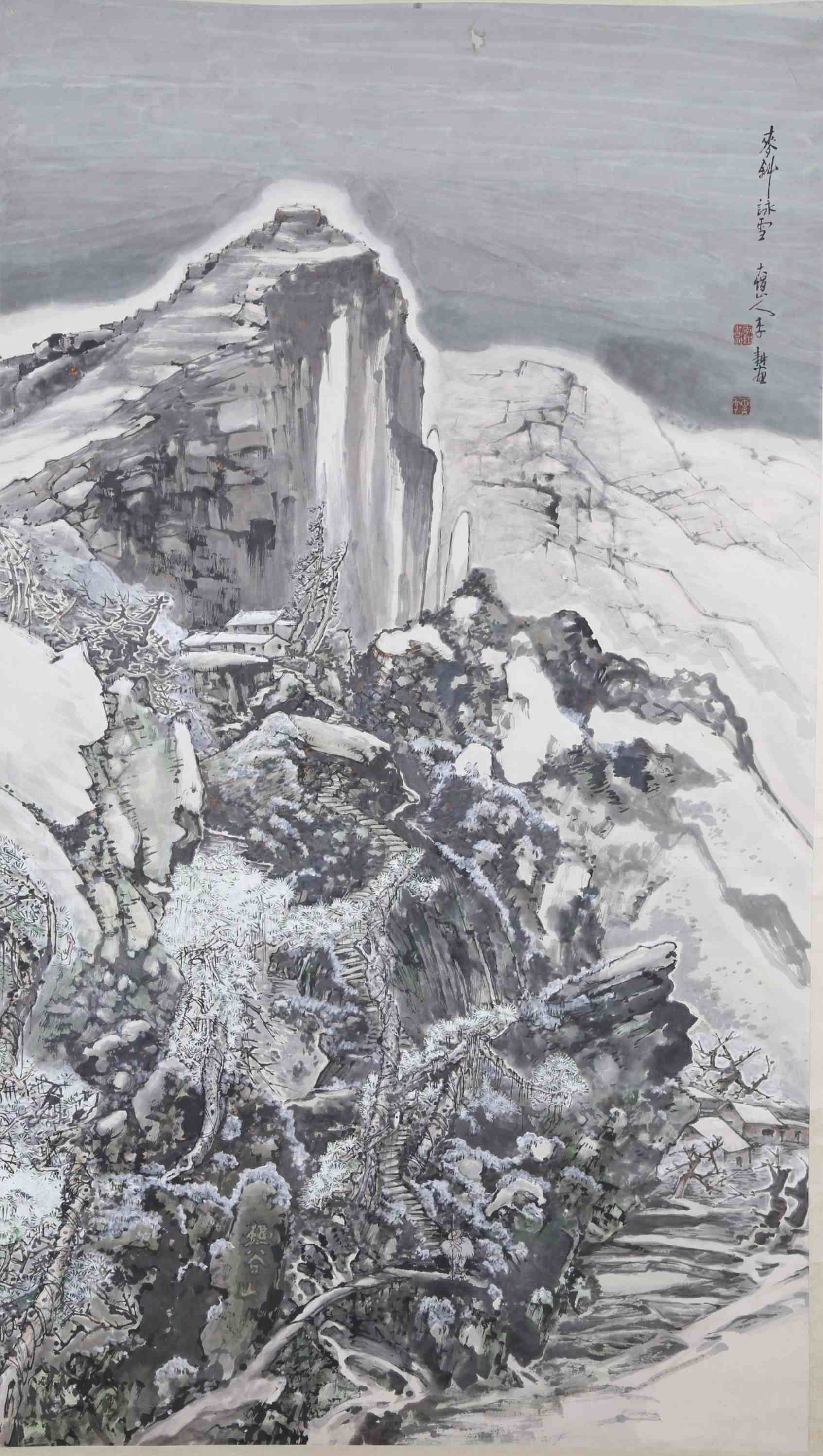 李耕畫(huà)作。(仙游縣博物館供圖)
