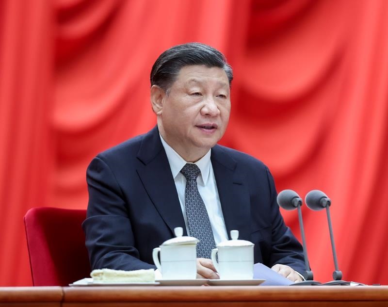 △2023年4月3日，學習貫徹習近平新時代中國特色社會主義思想主題教育工作會議在北京召開。習近平總書記出席會議并發(fā)表重要講話。