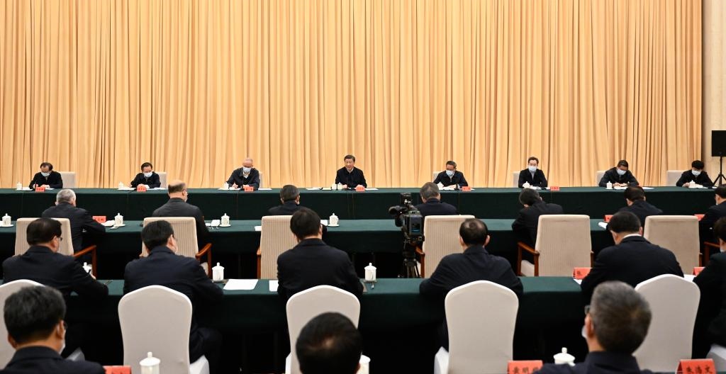 2023年5月11日至12日，習近平總書記在河北考察，主持召開深入推進京津冀協(xié)同發(fā)展座談會并發(fā)表重要講話。新華社記者 李學(xué)仁 攝