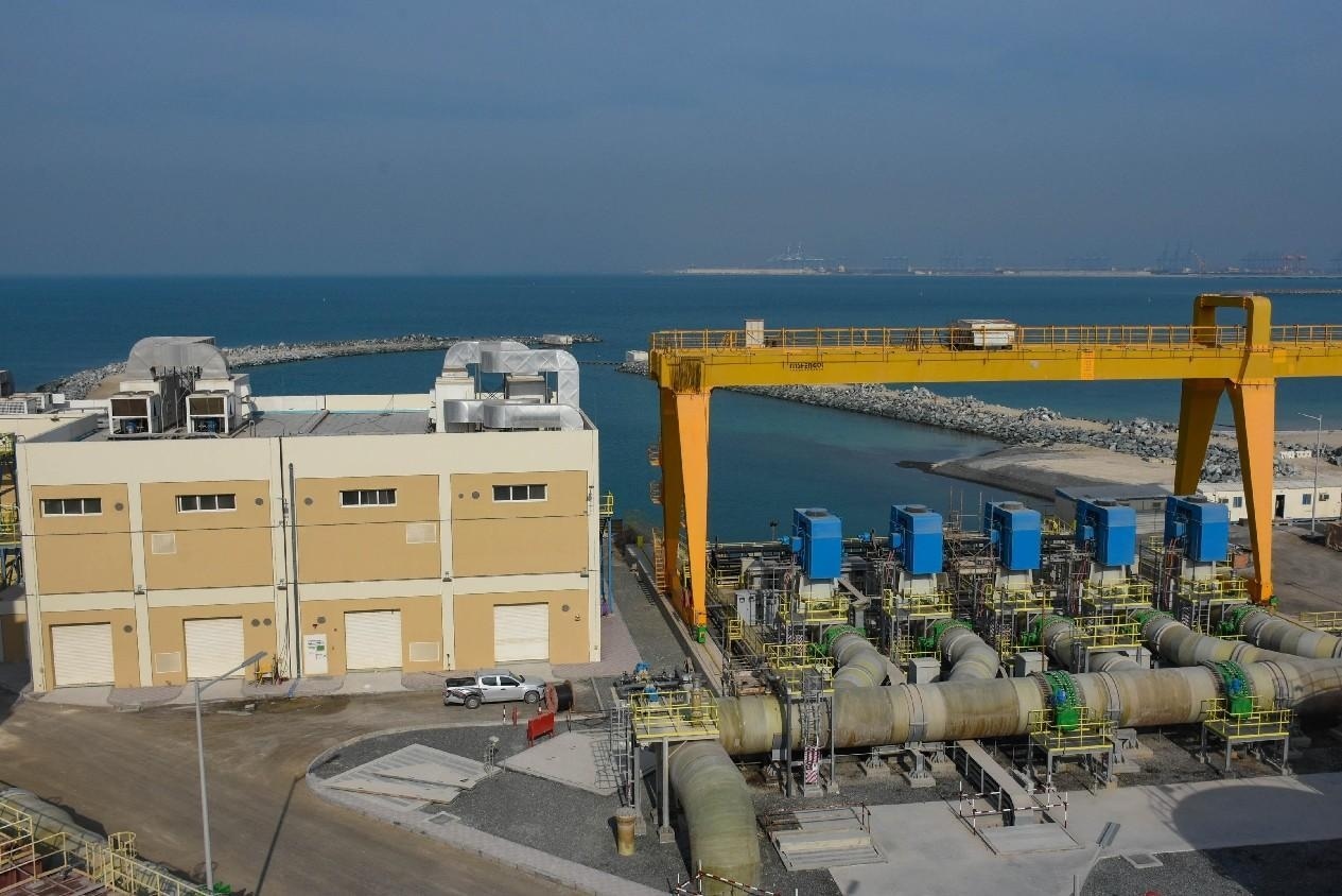 海水取水泵房。山東電建三公司供圖