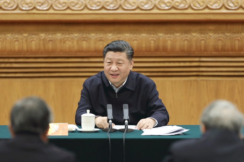 2019年3月18日，習(xí)近平總書記在北京主持召開學(xué)校思想政治理論課教師座談會并發(fā)表重要講話。