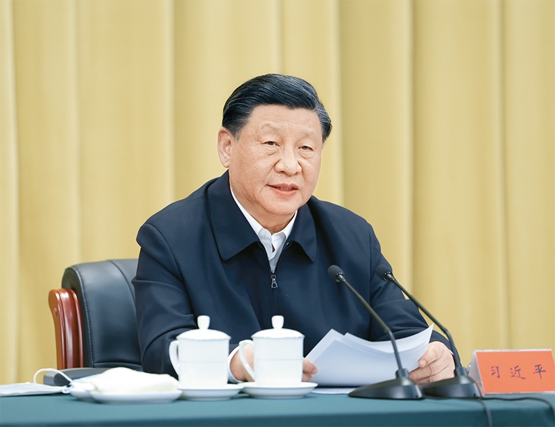 2023年6月2日，中共中央總書記、國家主席、中央軍委主席習(xí)近平在北京出席文化傳承發(fā)展座談會并發(fā)表重要講話。 新華社記者 鞠鵬/攝
