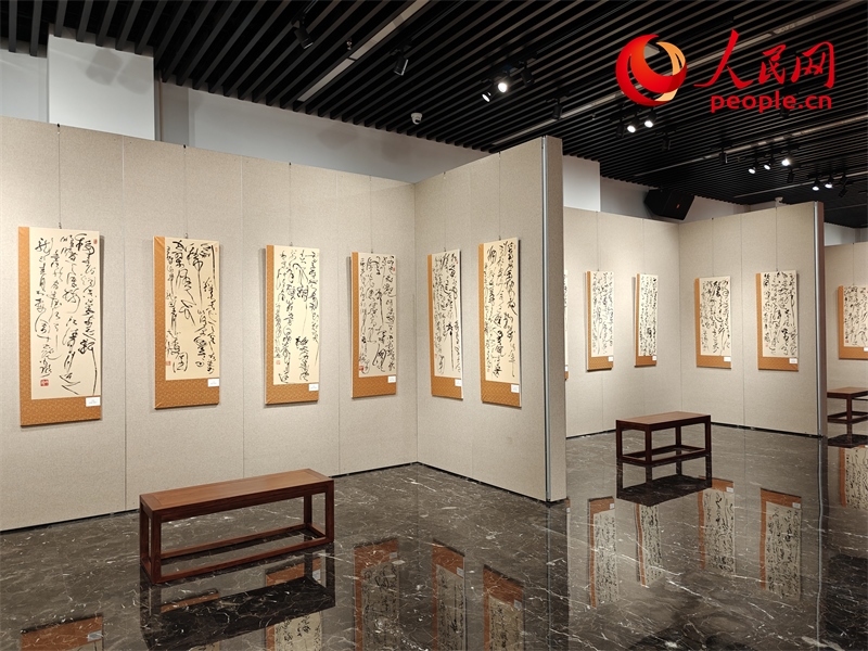 展廳現(xiàn)場(chǎng)。人民網(wǎng)記者 韋衍行攝