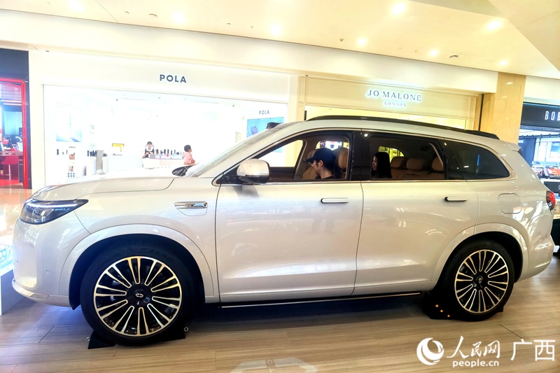  消費(fèi)者在試駕汽車。人民網(wǎng)記者 陳燕攝