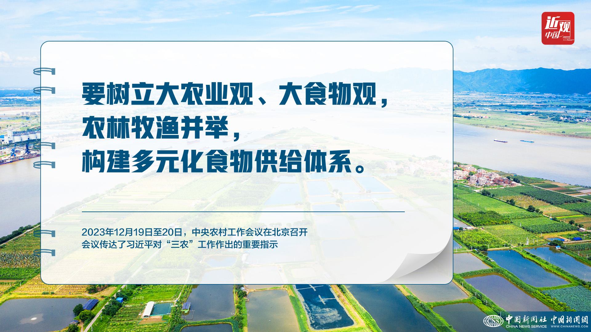 習(xí)近平：樹立大食物觀，構(gòu)建多元化食物供給體系