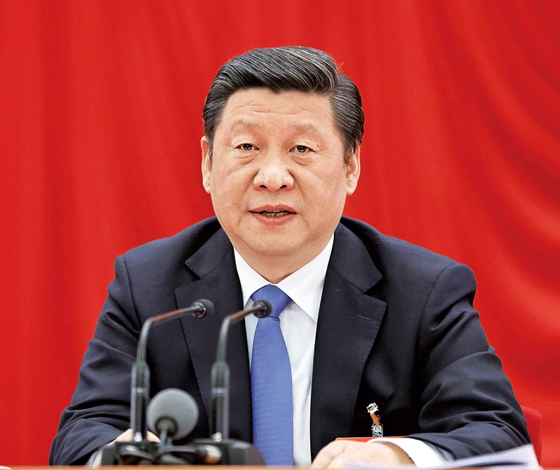 中國共產黨第十八屆中央委員會第三次全體會議，于2013年11月9日至12日在北京舉行。全會由中央政治局主持，中央委員會總書記習近平作重要講話。 新華社記者 蘭紅光/攝