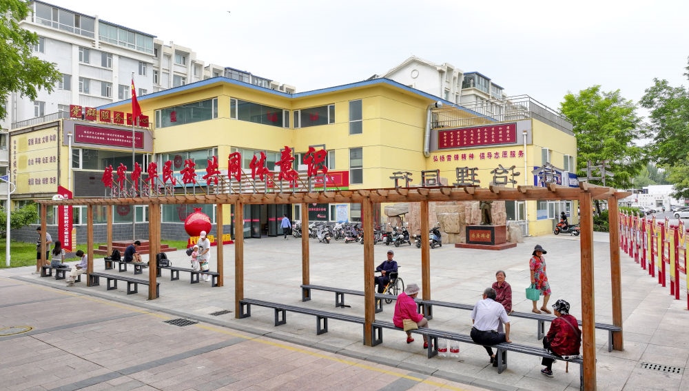 6月20日拍攝的長城花園社區(qū)一角（無人機(jī)照片）。