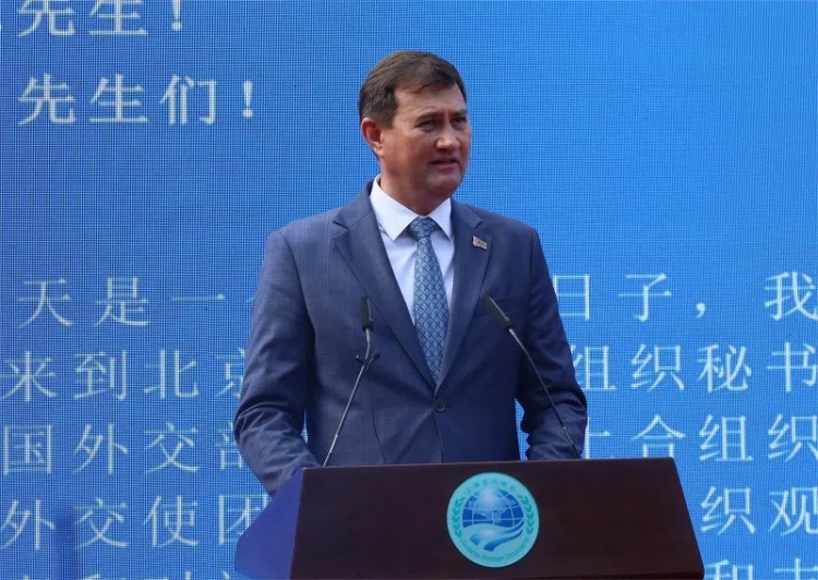 白俄羅斯外交部長(zhǎng)馬克西姆·雷任科夫出席活動(dòng)并致辭。主辦方供圖