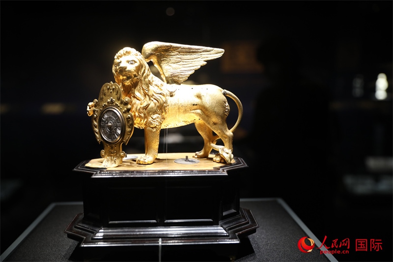 展覽“傳奇之旅：馬可·波羅與絲綢之路上的世界”展品。人民網(wǎng) 殷韜攝