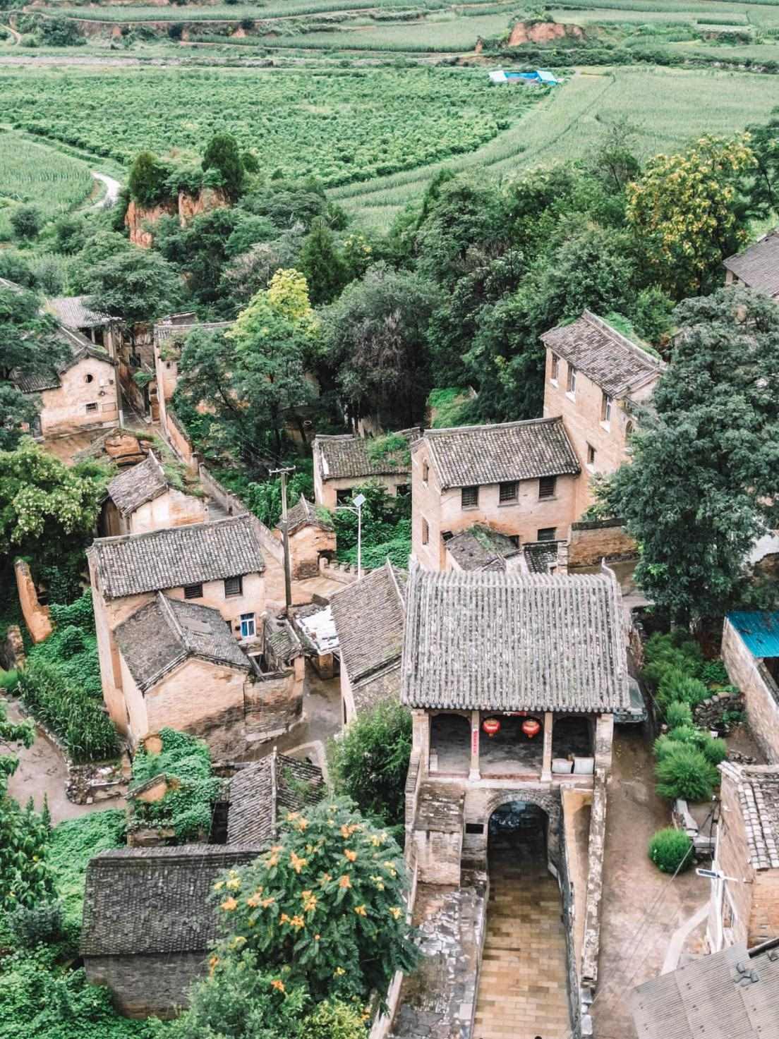 高平市永寧寨村，有許多明清建筑。王劍攝