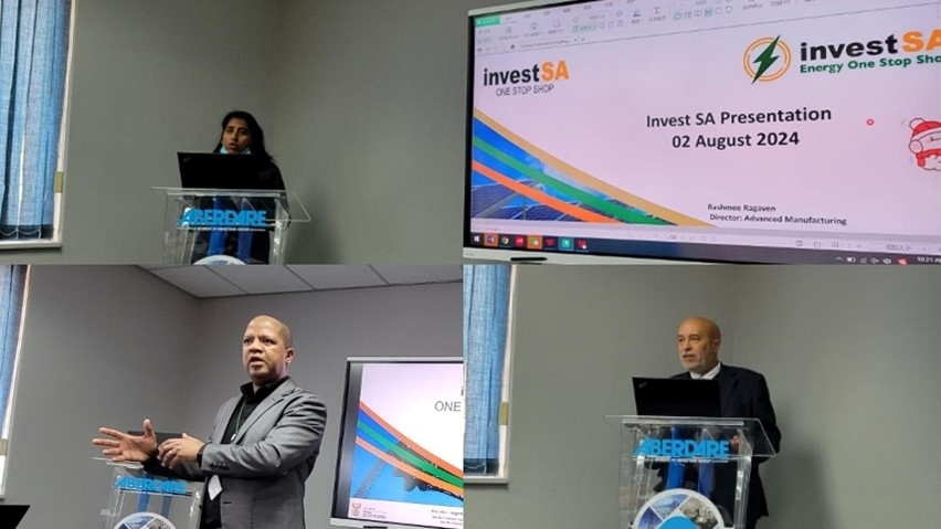 南非貿(mào)工部官員主旨演講。南中經(jīng)貿(mào)協(xié)會(huì)供圖