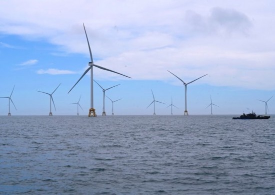 2024年6月19日拍攝的三峽集團(tuán)漳浦二期海上風(fēng)電項(xiàng)目。新華社記者 林善傳 攝