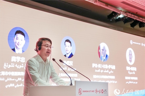 龔學(xué)忠在發(fā)言中。人民網(wǎng)記者 黃培昭攝