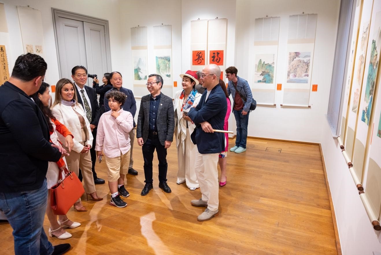 圖為展覽現(xiàn)場。布魯塞爾中國文化中心供圖