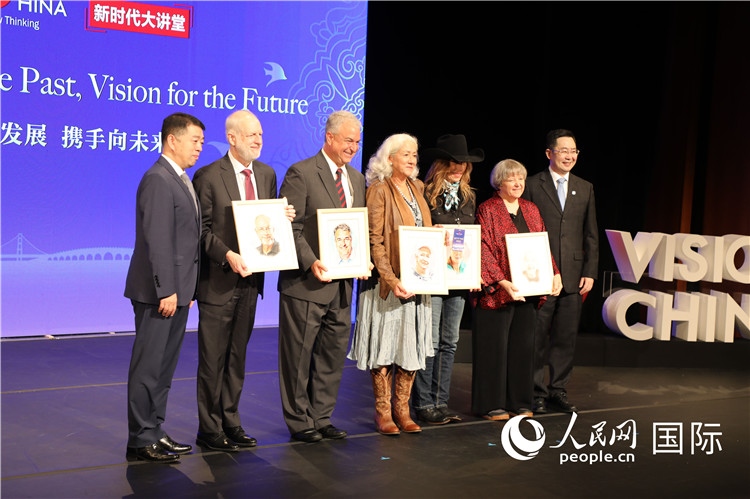 1、當天的演講嘉賓講述了中美友好故事。 人民網(wǎng)記者 李志偉攝
