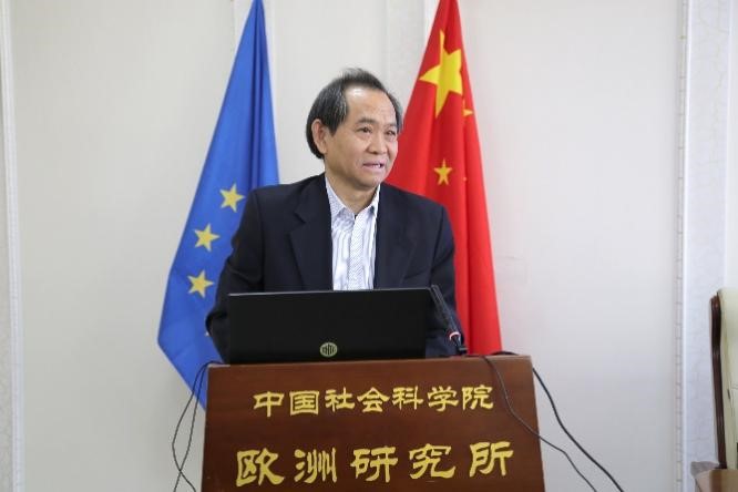 中國社會科學院歐洲研究所黨委書記、副所長公茂虹主持開幕式。吳迪攝