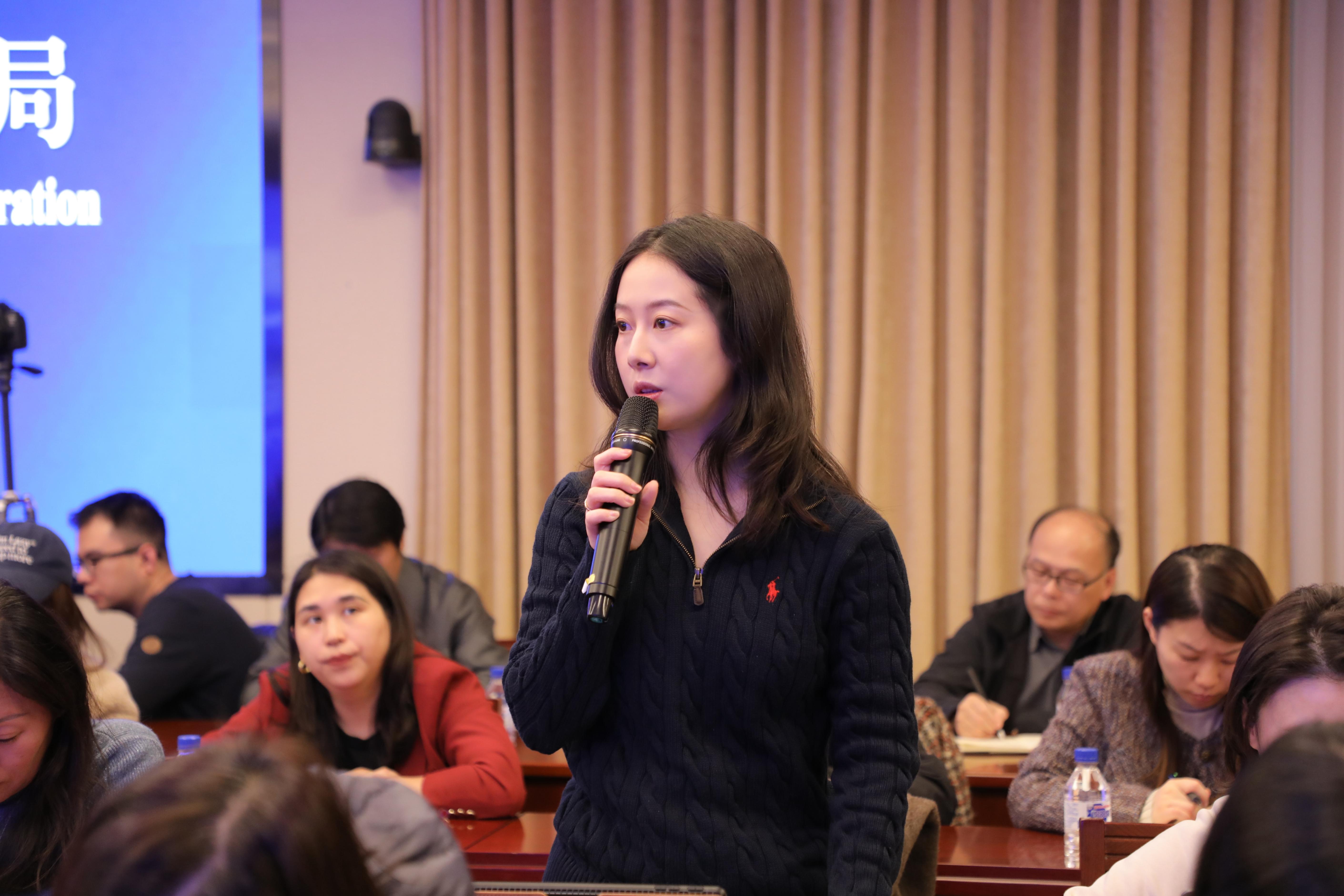 人民網(wǎng)記者提問(wèn)。會(huì)議方供圖
