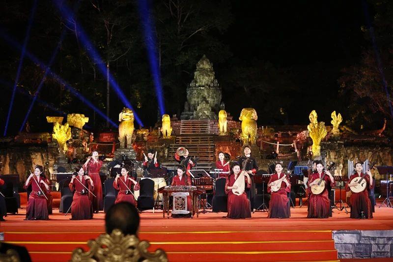 2024年1月13日，在柬埔寨暹粒舉行的“中柬人文交流年”啟動儀式。