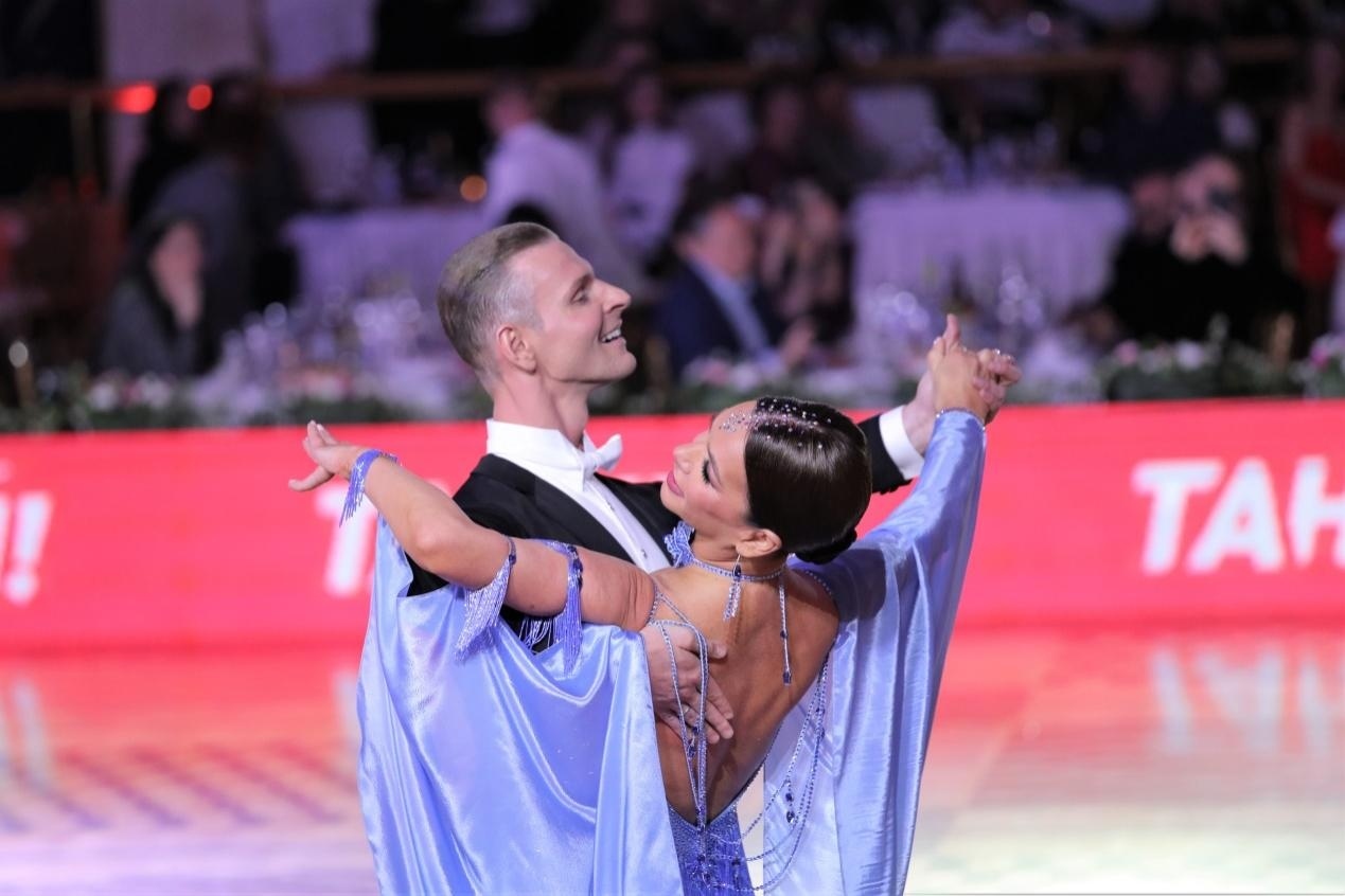 第七屆“克里姆林宮杯”國(guó)標(biāo)舞錦標(biāo)賽現(xiàn)場(chǎng)。于子恒攝