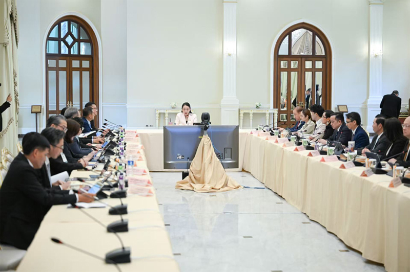 會議現(xiàn)場。泰國總理府供圖