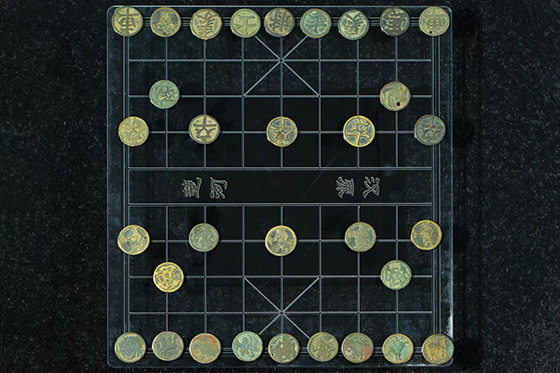 宋代中國銅象棋子。主辦方供圖