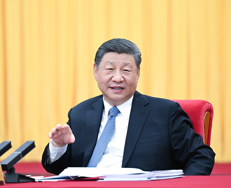 2025年3月6日，習(xí)近平總書記看望參加全國政協(xié)十四屆三次會議的民盟、民進、教育界委員，并參加聯(lián)組會。