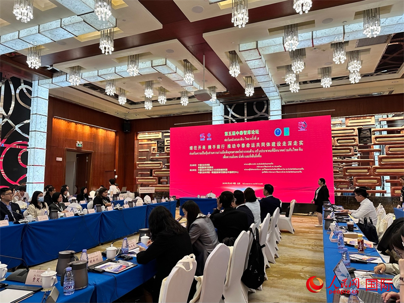 第五屆中泰智庫論壇現(xiàn)場。人民網(wǎng) 孫書宇攝